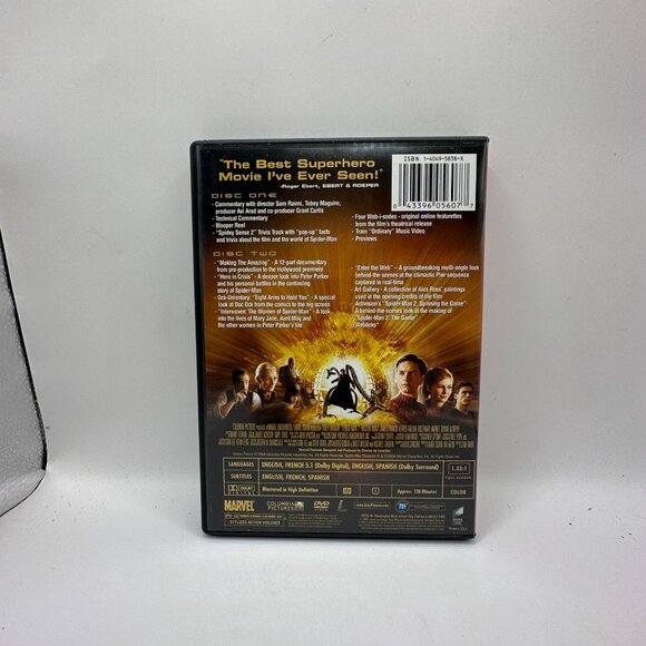 Spider-Man 2 Full Screen Special Edition DVD Marvel Rated PG13 - Picture 2 of 4